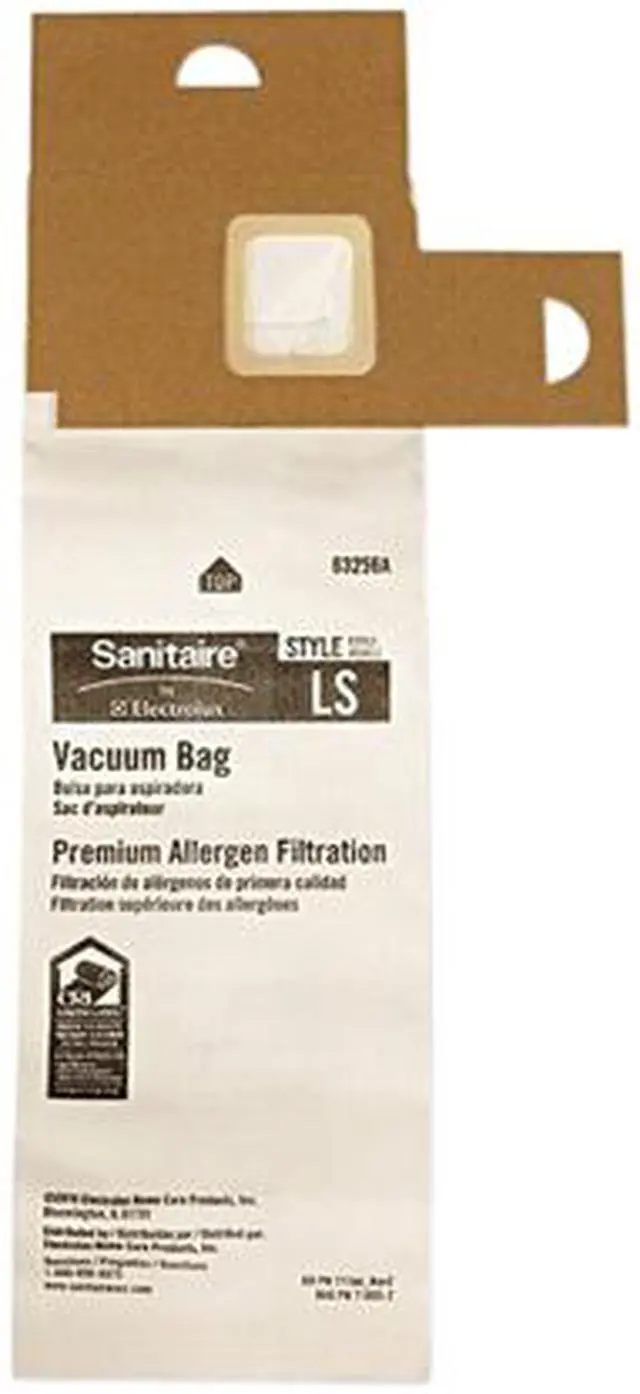 Alt view image 2 of 3 - Eureka Commercial Upright Vacuum Cleaner Replacement Bags Style LS 5/Pack