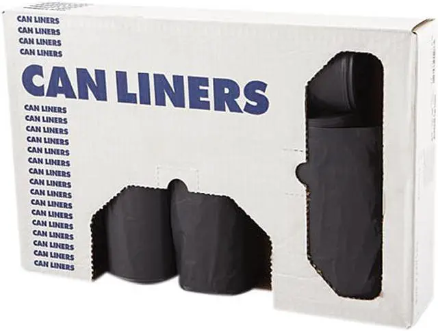 Main image of Boardwalk 3339SEH Low-Density Can Liners, 33Gal, 1.1Mil, 33W X 39H, Gray, 25/Roll, 4 Rolls/Carton, 1 Carton