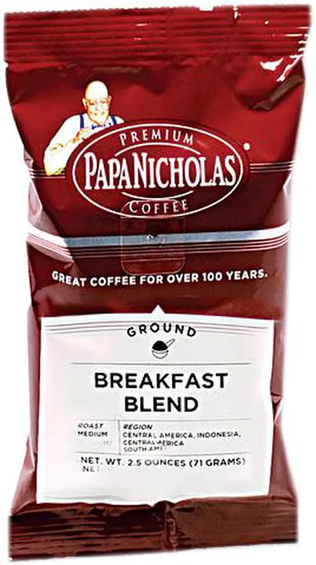 Main image of Papanicholas Coffee Premium Coffee Breakfast Blend 18/Carton 25184