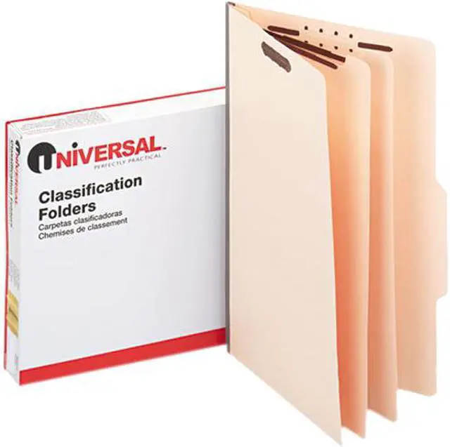 Main image of Manila Classification Folders, Legal, Six-Section, 15/Box