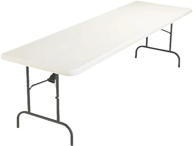 Indestructables Too 1200 Series Resin Folding Table, 96w X 30d X 29h ...