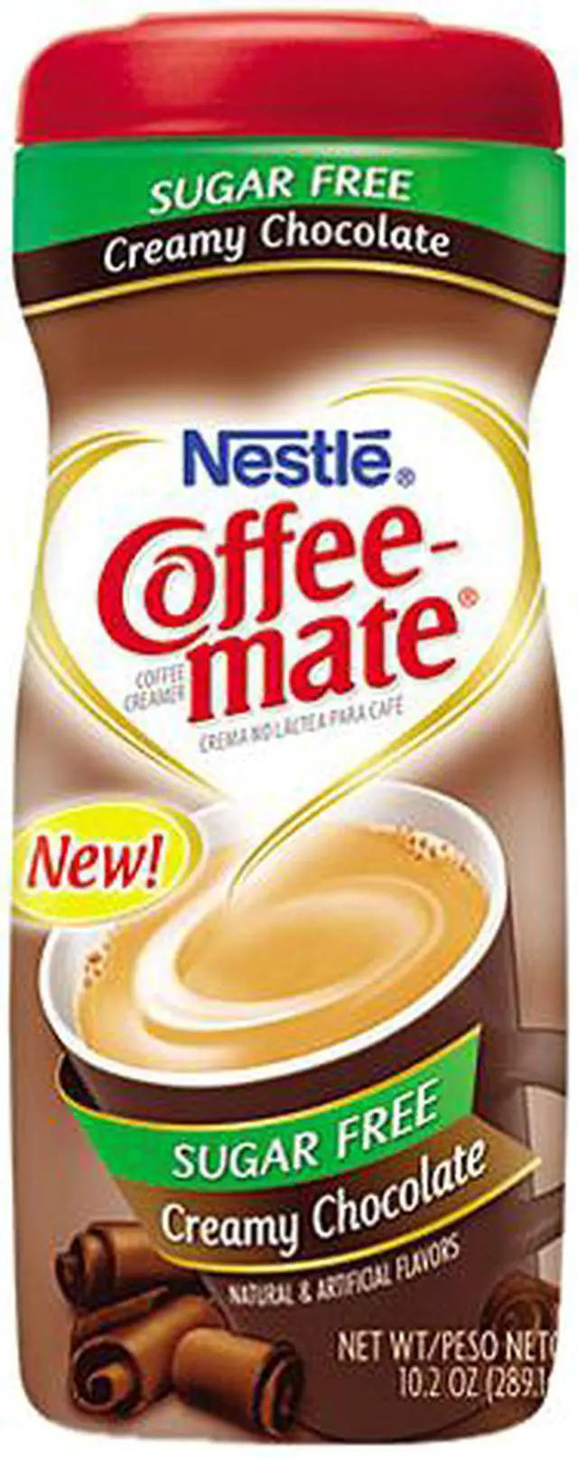 Main image of Sugar Free Creamy Chocolate Flavor Powdered Creamer, 4.8 oz