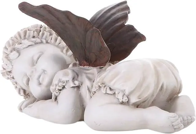 Alt view image 2 of 7 - hi-line gift ltd sleeping baby fairy statue