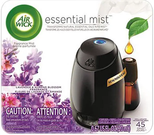 Main image of Essential Mist Starter Kit, Lavender and Almond Blossom, 0.67 oz, 4/Carton 98576