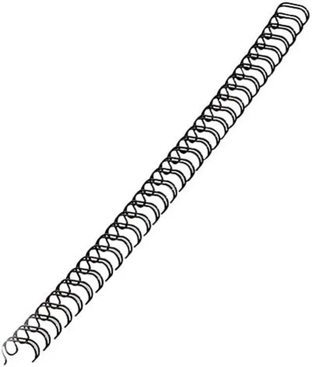 Main image of Fellowes Wire Bindings 1/2" Diameter 100 Sheet Capacity Black 25/Pack 5255401