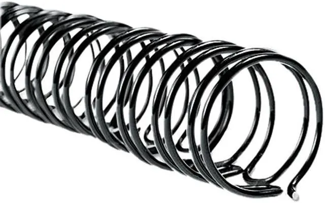Main image of Gbc Wirebind Spines, 1/4" Diameter, 55 Sheet Capacity, Black, 100/Box 9775008