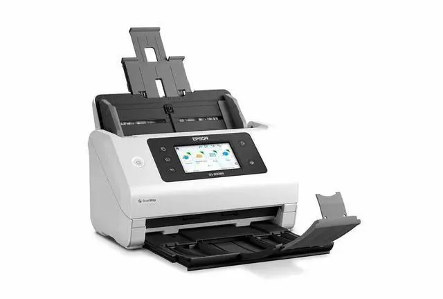 Alt view image 2 of 4 - Epson EdgeLink DS-800WN ADF Scanner - 600 dpi Optical 24-bit Color - 50 ppm  - Duplex Scanning - Wireless LAN - USB   B11B275201