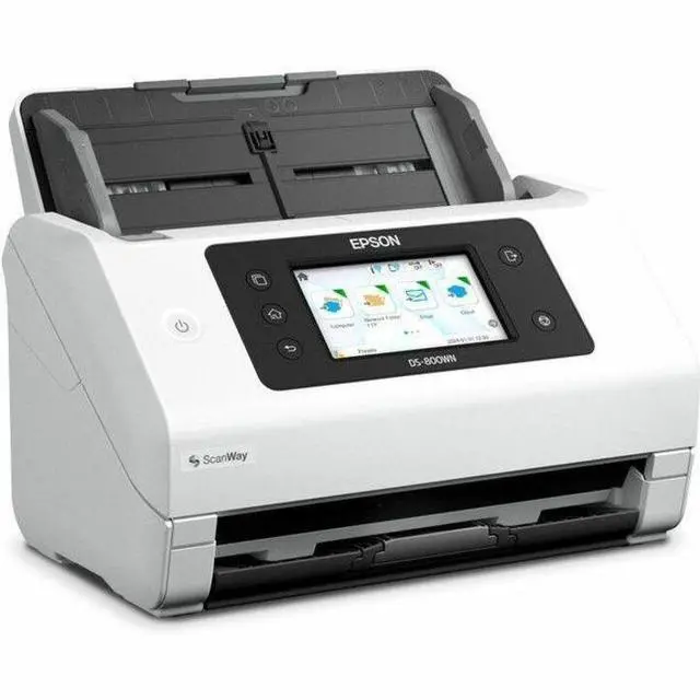 Alt view image 3 of 4 - Epson EdgeLink DS-800WN ADF Scanner - 600 dpi Optical 24-bit Color - 50 ppm  - Duplex Scanning - Wireless LAN - USB   B11B275201