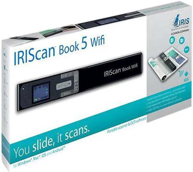 Alt view image 2 of 2 - Iris Iriscan Book 5 Wifi-Portable Document And Photo Scanner