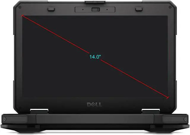Alt view image 2 of 8 - Dell Latitude 14 Rugged 5414 14.0 in New Laptop - Intel Core i5 6300U 6th Gen 2.4 GHz 8GB 128GB SSD Windows 10 Pro 64-Bit - Bluetooth, Webcam
