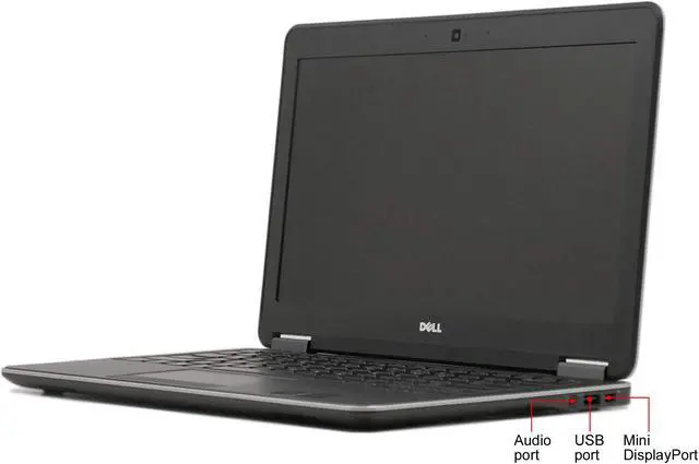 Alt view image 7 of 12 - Dell Latitude E7240 12.5 in Laptop - Intel Core i5 4300U 4th Gen 1.9 GHz 4GB 128GB SSD Windows 10 Pro 64-Bit - Webcam