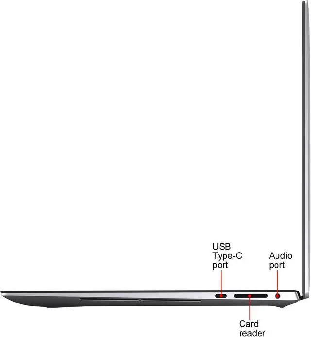 Alt view image 5 of 12 - Dell Precision 5000 5550 15" Mobile Workstation - WUXGA - 1920 x 1200 - Intel Core i7 (10th Gen) i7-10750H Hexa-core (6 Core) 2.60 GHz - 16 GB RAM - 512 GB SSD - Windows 10 Pro - NVIDIA Quadro T1