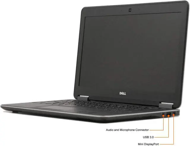 Alt view image 5 of 12 - Dell Latitude E7240 12.5-in Laptop - Intel Core i5 4300U 4th Gen 1.90 GHz 16GB 512GB SSD Windows 10 Home 64-Bit