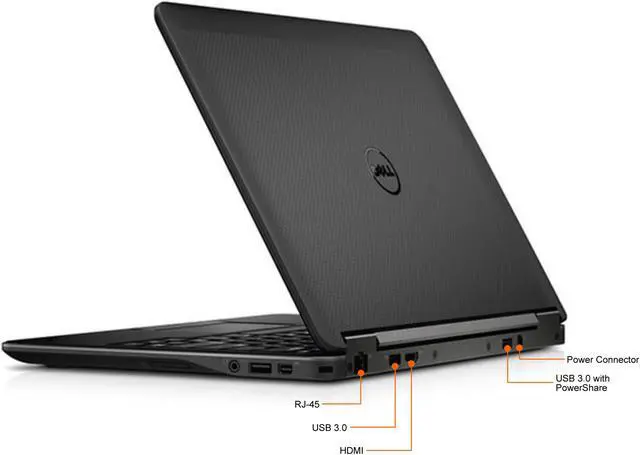 Alt view image 8 of 12 - Dell Latitude E7240 12.5-in Laptop - Intel Core i5 4300U 4th Gen 1.90 GHz 16GB 512GB SSD Windows 10 Home 64-Bit