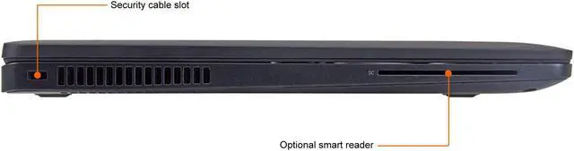 Alt view image 7 of 9 - Dell Latitude E7470 14.0-in Laptop - Intel Core i7 6600U 6th Gen 2.60 GHz 8GB 256GB SSD Windows 10 Pro 64-Bit - Bluetooth, Webcam