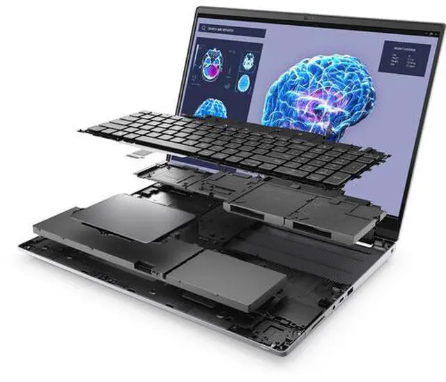 Alt view image 4 of 12 - Dell Precision 7000 7680 16" Mobile Workstation - Full HD Plus - 1920 x 1200 - Intel Core i7 13th Gen i7-13850HX Icosa-core (20 Core) 2.20 GHz - 32 GB Total RAM - 512 GB SSD - Intel Chip - Window