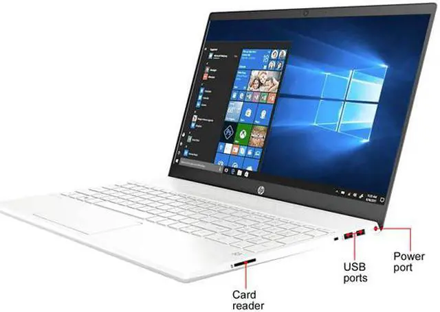 Alt view image 3 of 7 - HP Laptop Pavilion Intel Core i7-1065G7 8GB Memory 512 GB PCIe SSD Intel Iris Plus Graphics 15.6" Touch Screen Windows 10 Home 64-bit 15-cs3076nr