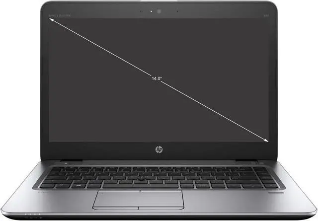 Alt view image 2 of 7 - HP EliteBook 840 G3 14.0-in Laptop - Intel Core i5 6300U 6th Gen 2.40 GHz 8GB 256GB SSD Windows 10 Pro 64-Bit - Webcam, Grade B