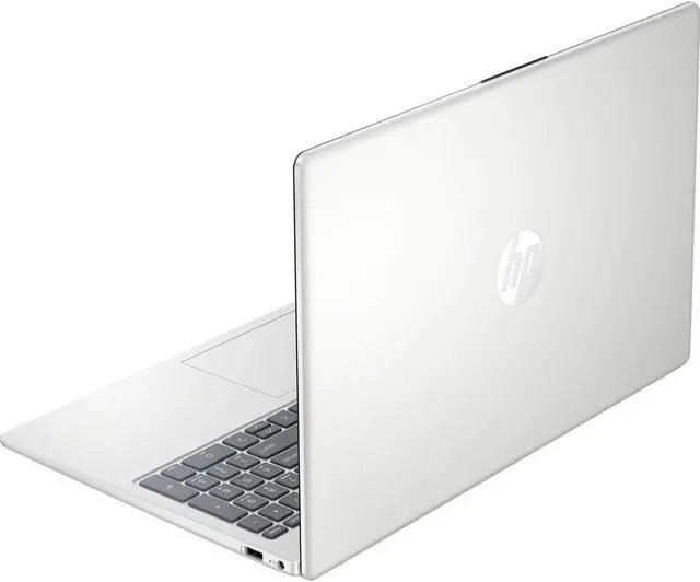 Alt view image 4 of 5 - HP 15-fd0048ca Laptop (NON-TOUCH) Intel N100 Quad-Core Processor 4GB Intel UHD Graphics 128GB UFS 15.6-inch FHD IPS Display Windows 11 Home in S in Natural Silver