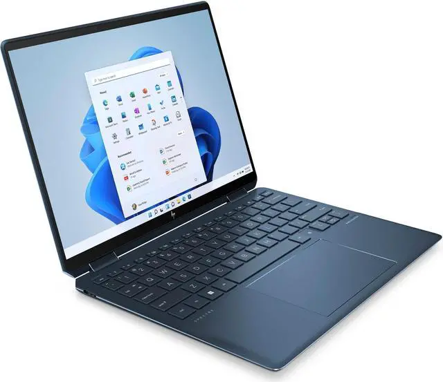 Alt view image 2 of 7 - HP Spectre x360 14-ef2047nr 2-in-1 Notebook (TOUCHSCREEN) Intel Core i7-1355U Processor 16GB Intel Iris Xe Graphics 1TB SSD 13.5-inch WUXGA+ IPS Touchscreen Display Windows 11 Home in Nocturne Blue
