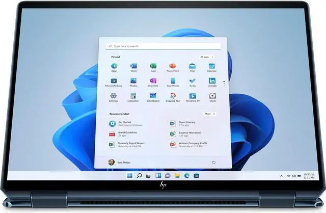 Alt view image 4 of 7 - HP Spectre x360 14-ef2047nr 2-in-1 Notebook (TOUCHSCREEN) Intel Core i7-1355U Processor 16GB Intel Iris Xe Graphics 1TB SSD 13.5-inch WUXGA+ IPS Touchscreen Display Windows 11 Home in Nocturne Blue