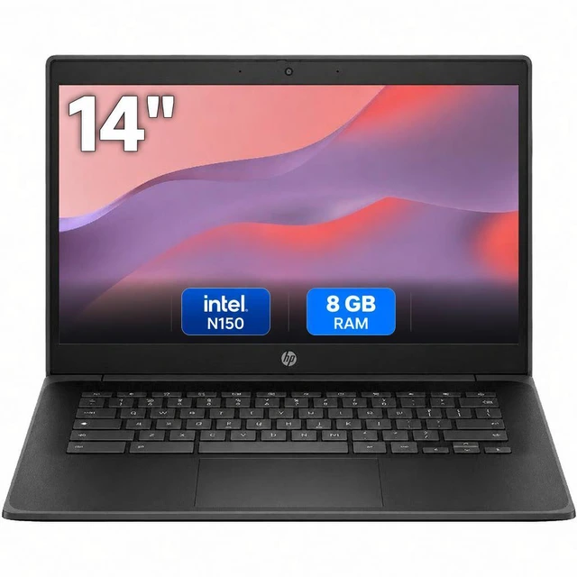 Main image of HP Fortis G1i 14" Touchscreen Chromebook - Intel N150 (800MHz) - 8 GB - 64 GB Flash Memory - ChromeOS B69S8UT#ABA