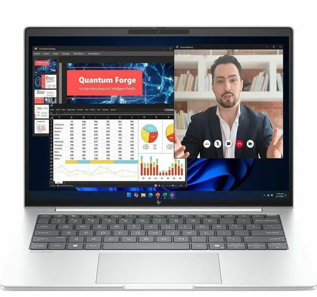 Main image of HP EliteBook 8 G2i 14" Copilot+ PC Notebook - Intel Core Ultra 5 325 - 16 GB - 512 GB SSD - Intel Graphics - Windows 11 Pro - Webcam - Wi-Fi 7 - DJ9V7UT#ABA