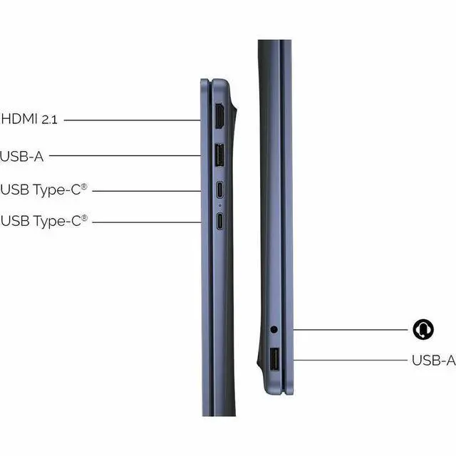 Alt view image 3 of 4 - HP OmniBook 3 14-hz0224nr 14" Touchscreen Copilot+ PC Notebook - Qualcomm Snapdragon X X1-26-100 - 16 GB - 512 GB SSD - Windows 11 Home - Webcam - Wi-Fi 6E - DD0M7UA#ABA