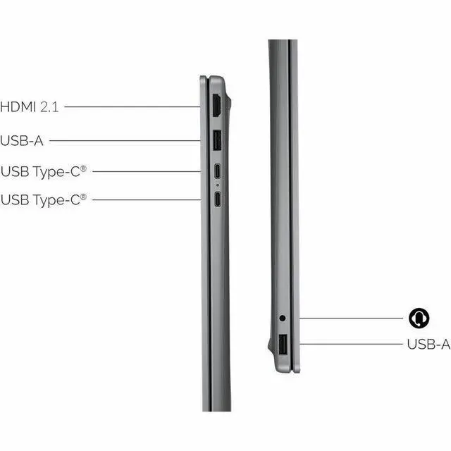 Alt view image 4 of 5 - HP OmniBook 5 16-cg0999nr 16" Touchscreen Copilot+ PC Notebook - AMD Ryzen AI 5 Ryzen AI 430 - 16 GB - 1 TB SSD - Windows 11 Home - Webcam - Wi-Fi 6 - D57B0UA#ABA
