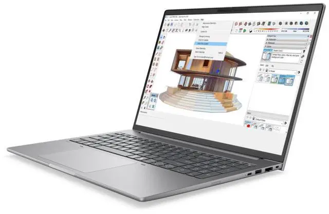 Alt view image 3 of 4 - HP ZBook 8 G2a 14" Touchscreen Copilot+ PC Mobile Workstation - AMD Ryzen AI 7 PRO 450 - 64 GB - 1 TB SSD - Radeon 860M Graphics - Windows 11 Pro - Webcam - Wi-Fi 7 - DK8L6UT#ABA
