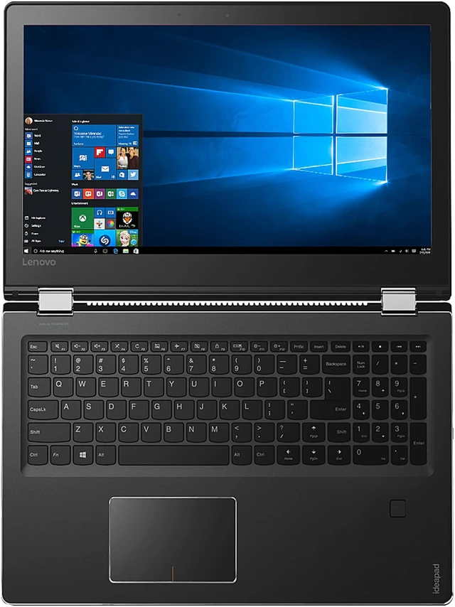 Alt view image 4 of 17 - Lenovo Flex 4 Signature Edition 80VE000FUS Intel Core i7 7th Gen 7500U (2.70 GHz) 16 GB Memory 512 GB SSD AMD Radeon R7 M460 15.6" Touchscreen 1920 x 1080 Convertible 2-in-1 Laptop Windows 10 Home