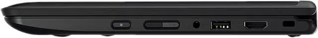 Alt view image 10 of 15 - Lenovo ThinkPad Yoga Intel Celeron N3450 4GB Memory 128 GB SSD Intel HD Graphics 500 11.6" Touch Screen 1366 x 768 Convertible 2-in-1 Laptop Windows 10 Pro 64-Bit 11e (20HUS00000)