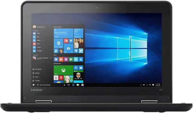 Alt view image 2 of 15 - Lenovo ThinkPad Yoga Intel Celeron N3450 4GB Memory 128 GB SSD Intel HD Graphics 500 11.6" Touch Screen 1366 x 768 Convertible 2-in-1 Laptop Windows 10 Pro 64-Bit 11e (20HUS00000)