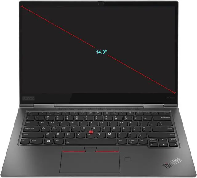 Alt view image 2 of 11 - Lenovo ThinkPad X1 20UB001FUS 14" Touchscreen Laptop i5-10210U 8GB 256GB SSD