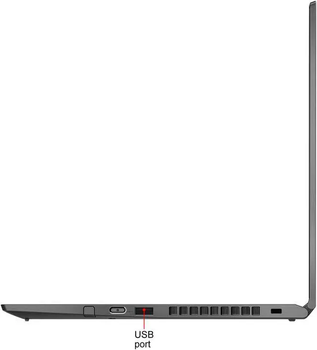 Alt view image 11 of 11 - Lenovo ThinkPad X1 20UB001FUS 14" Touchscreen Laptop i5-10210U 8GB 256GB SSD