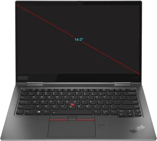 Alt view image 2 of 10 - Lenovo ThinkPad X1 Yoga 20UB001LUS 14" Touchscreen Laptop i7-10510U 256GB SSD