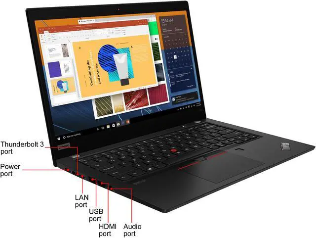 Alt view image 7 of 11 - Lenovo ThinkPad X13 20T20024US 13.3" Touchscreen Laptop i7-10510U 8GB 512GB SSD