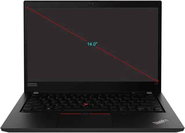 Alt view image 2 of 10 - Lenovo ThinkPad T14 20S0002HUS 14" FHD Laptop i7-10610U 16GB 256GB SSD Win10 Pro
