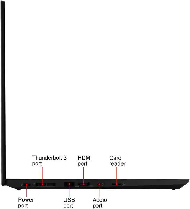 Alt view image 6 of 11 - Lenovo ThinkPad 20S6001SUS 15.6" Laptop i7-10510U 8GB 256GB SSD W10 Pro
