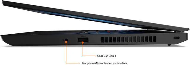 Alt view image 8 of 12 - Lenovo ThinkPad L14 Laptop, 14.0" FHD IPS 250 nits, i5-10210U, UHD Graphics, 16GB, 512GB SSD, Win 10 Pro