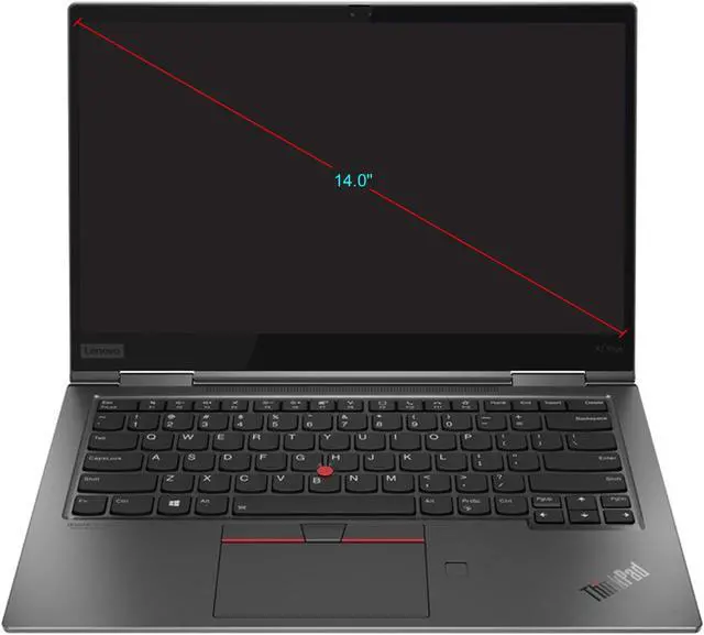 Alt view image 2 of 12 - Lenovo ThinkPad X1 Yoga Gen 5 20UB003QUS 14" Touchscreen 2 in 1 Notebook - 4K UHD - 3840 x 2160 - Intel Core i7 (10th Gen) i7-10610U Quad-core (4 Core) 1.80 GHz - 16 GB RAM - 1 TB SSD - Iron Gray