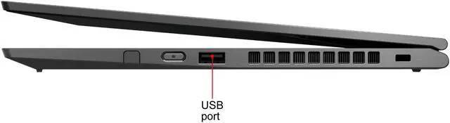 Alt view image 5 of 12 - Lenovo ThinkPad X1 Yoga Gen 5 20UB003QUS 14" Touchscreen 2 in 1 Notebook - 4K UHD - 3840 x 2160 - Intel Core i7 (10th Gen) i7-10610U Quad-core (4 Core) 1.80 GHz - 16 GB RAM - 1 TB SSD - Iron Gray