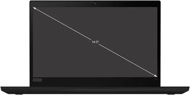 Alt view image 2 of 11 - Lenovo ThinkPad T14 14" Laptop i5-10310U 8GB 512GB SSD Black Windows 10 Pro
