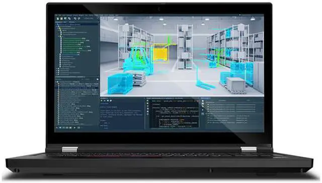 Alt view image 3 of 5 - Lenovo ThinkPad P15 Intel Laptop, 15.6" FHD IPS  500 nits, i7-10750H, NVIDIA Quadro T1000 4GB, 16GB, 512GB SSD, Win 10 Pro