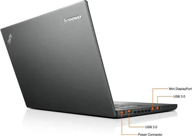 Alt view image 7 of 9 - Lenovo ThinkPad T450S 14.0-in Laptop - Intel Core i5 5300U 5th Gen 2.30 GHz 8GB 256GB SSD Windows 10 Pro 64-Bit - Webcam