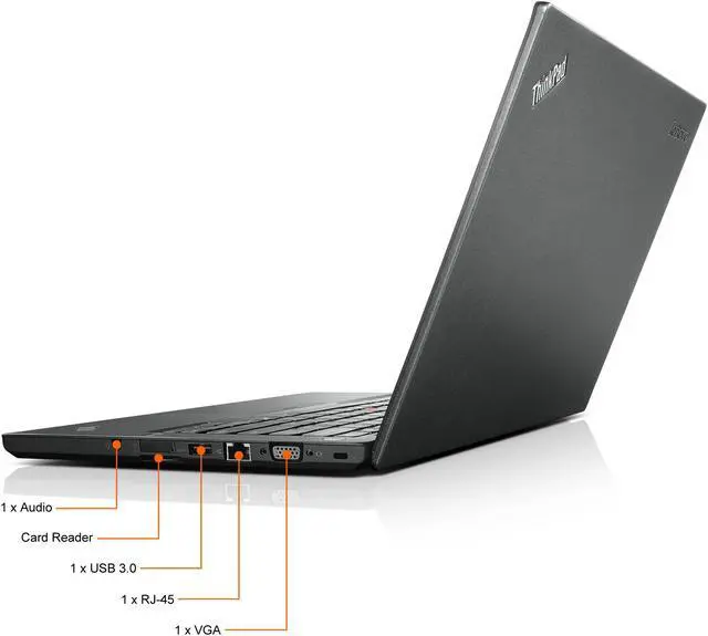 Alt view image 5 of 7 - Lenovo ThinkPad T440S 14.0-in Laptop - Intel Core i5 4300U 4th Gen 1.90 GHz 12GB 256GB SSD Windows 10 Home 64-Bit - Webcam
