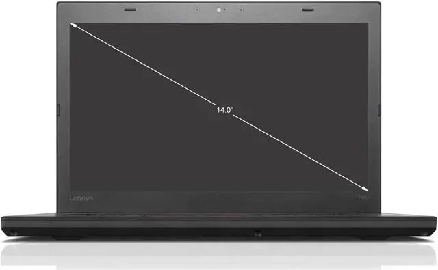 Alt view image 2 of 6 - Lenovo ThinkPad T460 14.0-in Laptop - Intel Core i5 6300U 6th Gen 2.40 GHz 8GB 256GB SSD Windows 10 Home 64-Bit - Webcam
