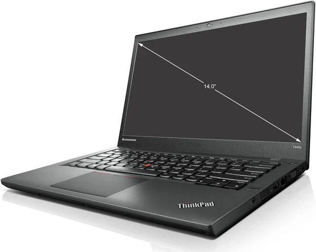 Alt view image 2 of 5 - Lenovo ThinkPad T440S 14.0-in Laptop - Intel Core i5 4300U 4th Gen 1.90 GHz 8GB 256GB SSD Windows 10 Pro 64-Bit - Webcam
