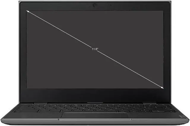 Alt view image 3 of 3 - Lenovo 100e Chromebook 2nd Gen AST 82CD000VUS 11.6" Rugged Chromebook - HD - 1366 x 768 - AMD A-Series A4-9120C Dual-core (2 Core) 1.60 GHz - 4 GB RAM - 32 GB Flash Memory - Black