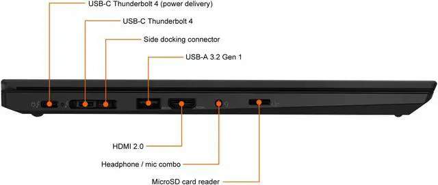 Alt view image 11 of 13 - Lenovo ThinkPad T15 20W4001CUS 15.6" Laptop i5-1135G7 8GB 256GB SSD W10P